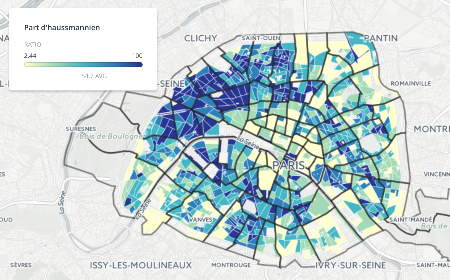 zone d'intervention pour le débarras appartement haussmannien